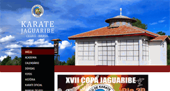 Desktop Screenshot of karatejaguaribe.com.br